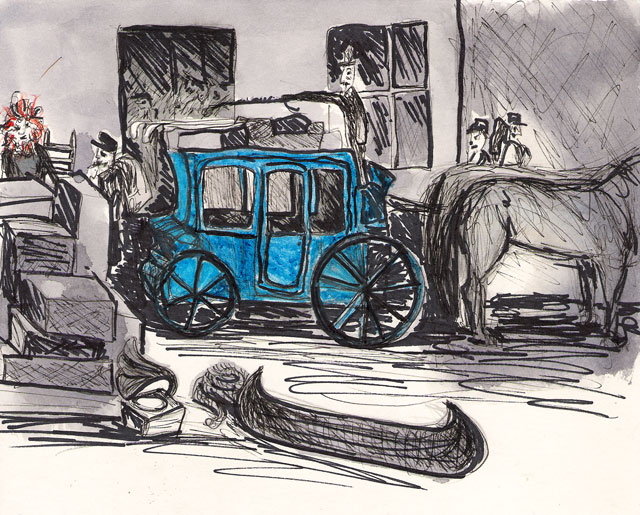 Loading the coach
