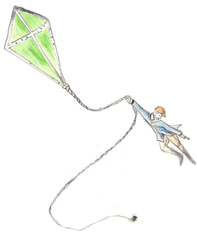 Harry aloft
