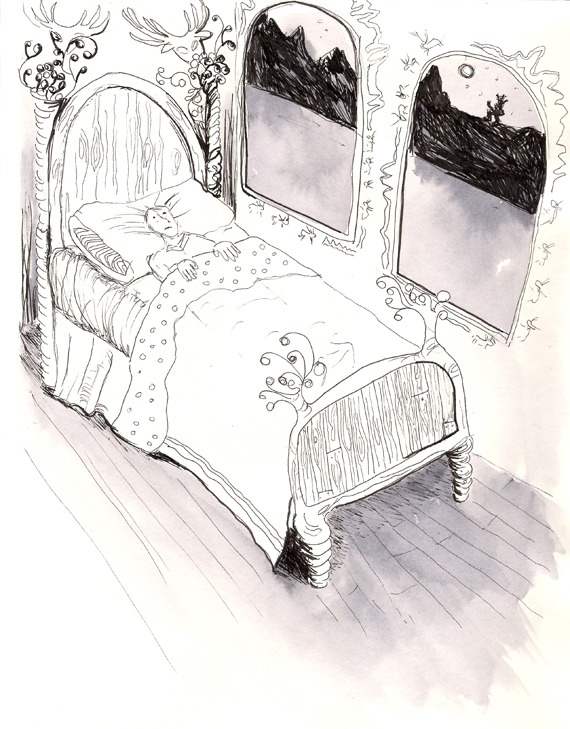 Timothy Hope in bed