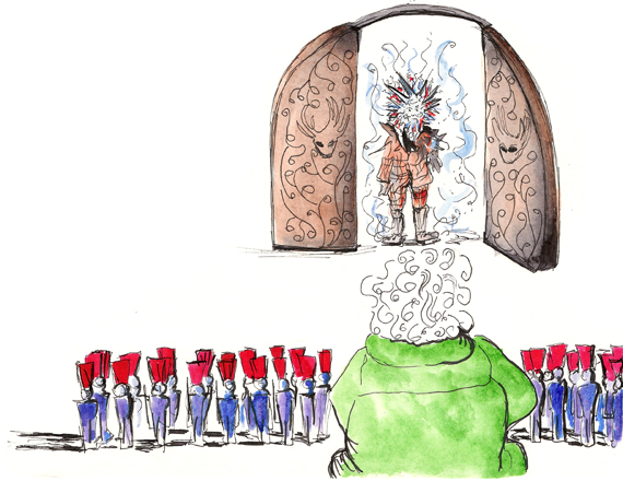 Oxshott confronts Nicholas